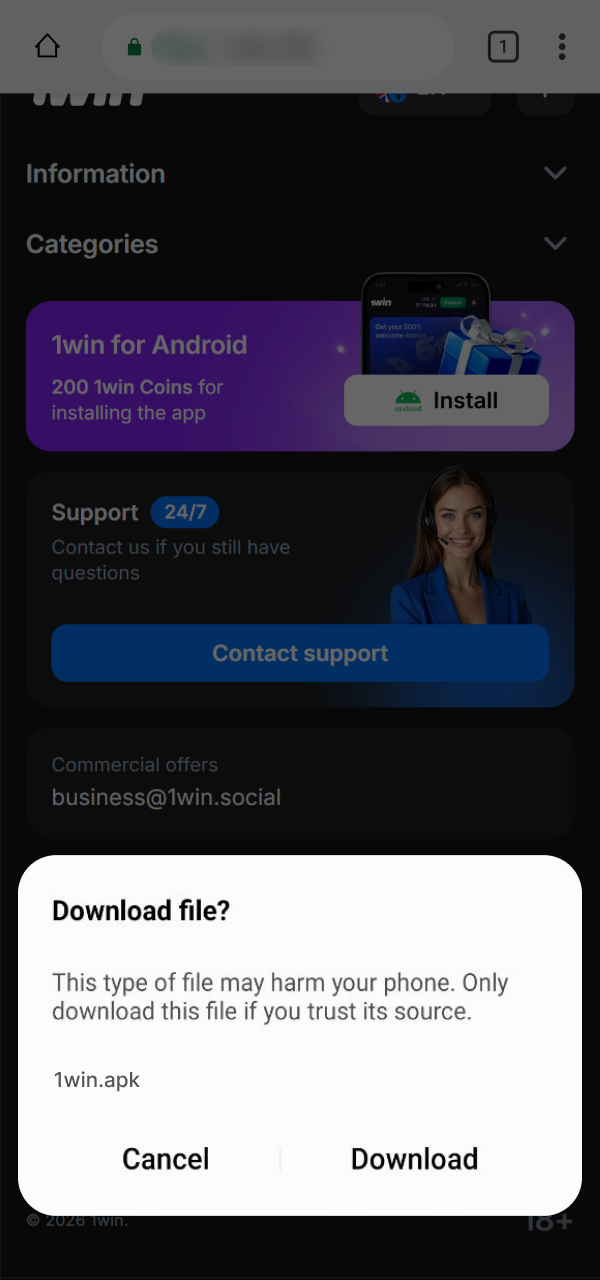 Save the Aviator App Android APK directly to your smartphone.